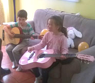 kids with guitars